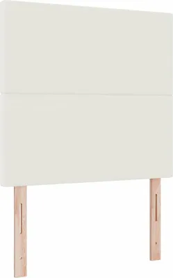Image de Tête de lit vidaXL Crème 100 cm Tissu velours côtelé