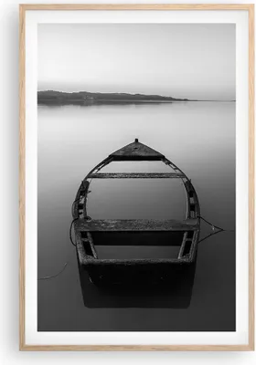 Produktbild von Gerahmtes Poster - Rahmen in heller Eiche - £ódŸ Einsamkeit Leere - 61x91,5 cm - Wand Bild - Wanddeko - Wandbilder - Kunstposter - Wandposter - Bilderrahmen - Bilder - Kunstdruck - P2NPA61x91-4932