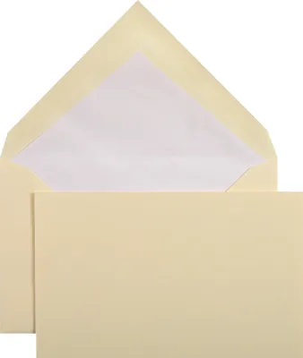 Produktbild von G.Lalo 5x Korrespondenzset, 10 Karten und 10 Umschläge 90x140mm Elfenbein 25616L