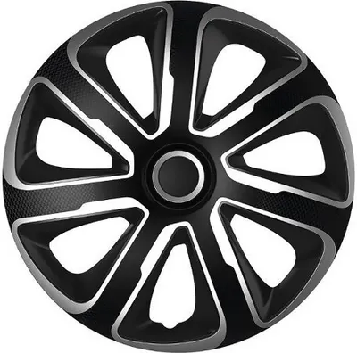 Obrázek produktu pro COMPASS Kryty kol 14" LIVORNO Carbon (sada) silver/black 32527