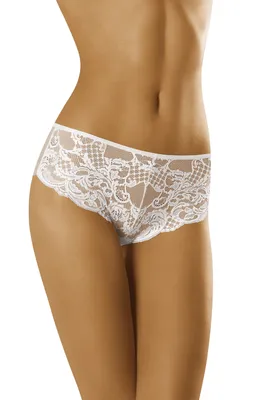 Produktbild von Wolbar dame slip unterhose tüllnetz spitze unterwäsche  navi wb429, weiß, s