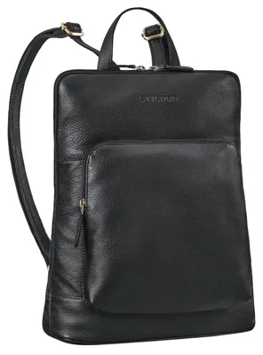 Productafbeelding van Vintage lederen rugzak voor dames, geschikt voor laptops tot 14 inch