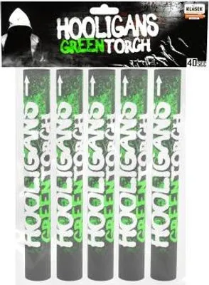Produktbild von Handfackel Streichholzfackel Grüne Fackel 5 Stk.