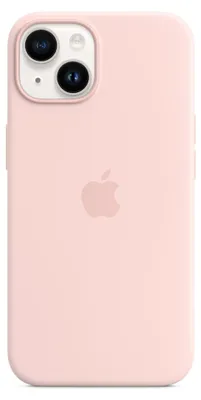 Produktbild von Apple iPhone 14 Silikon Case mit MagSafe Schutzhülle Kreidepink MPRX3FE/A