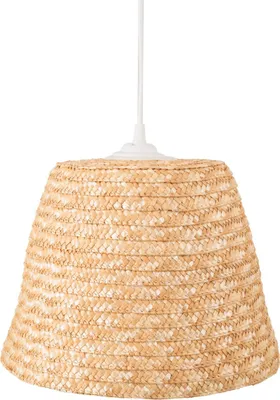 Immagine prodotto di Lampada a sospensione POT bianca 1xE27x15W in vimini / rattan / paglia, dimensioni: 165x30x30 cm, IP20, Maxlight