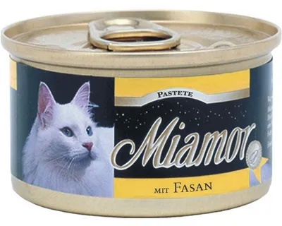 Produktbild von Miamor Pastete Fasan, Adult, jede Rasse, Fasan, 85 g, Getreidefrei, Ohne Soja