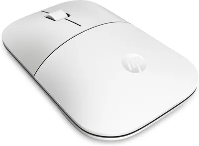 Obrázok produktu pre HP Bezdrôtová myš Z3700 keramickej bielej farby, Všestranný, Optický, RF Wireless, 1200 DPI, Strieborná, Biela