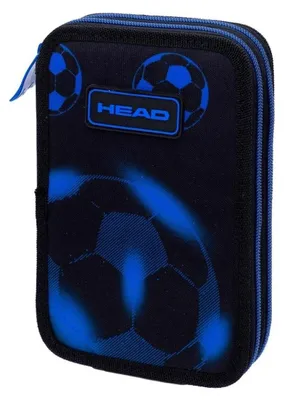 Zdjęcie produktu dla Piórnik 2 komorowy bez wyposażenia Head Neo Blue Football AC2