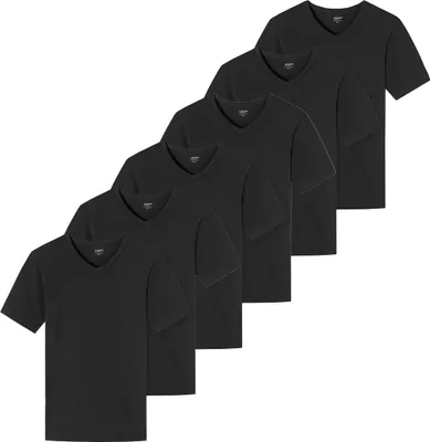 Produktbild von uncover by Schiesser 6er Pack Basic Unterhemd / Shirt Kurzarm T-Shirts mit perfekter Passform, Hochwertige Verarbeitung und hohe Formstabilität, Weiche Single Jersey Qualität