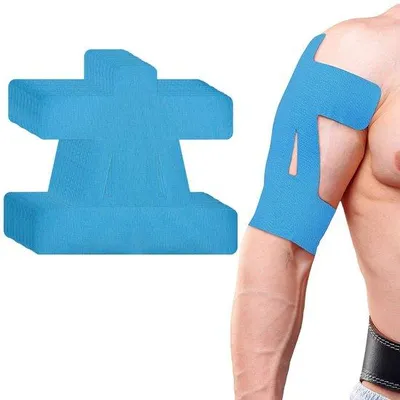 Image de Bande kinésiologique élastique, imperméable, lot de 10, respirante