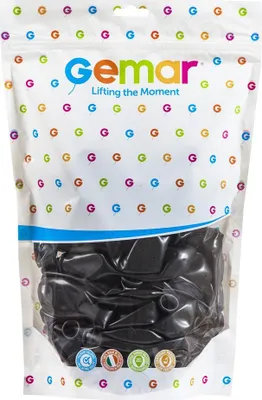 Zdjęcie produktu dla Balony G120 pastel 13" - czarne 14/ 50 szt.