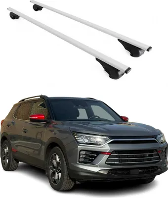 Produktbild von Dachträger Gepäckträger für Ssangyong Korando 2020-2025 Grundträger Metall Grau