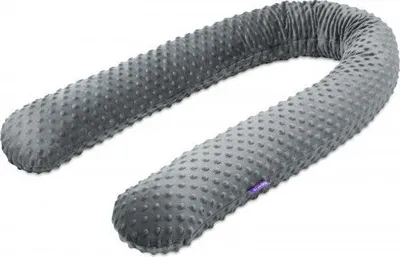 Produktbild von Grey Minky Schlange Bettumrandung 180cm