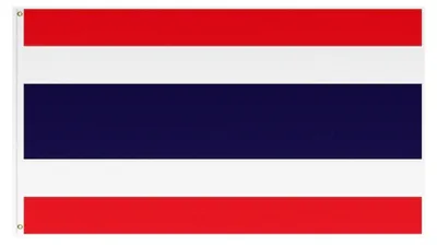 Produktbild von Hissflagge Fahne mit Ösen Nationalflagge 90x150 cm (Thailand)