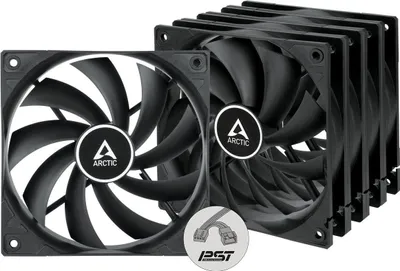 Produktbild von Lüfter Arctic P12 PWM PST RGB 0dBT, 120mm, Bausatz