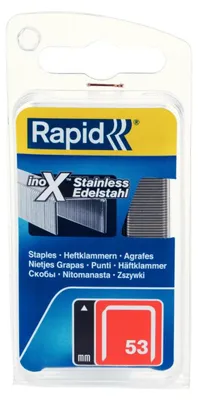 Obrázek produktu pro Rapid 40109509, 6 mm, Galvanizovaný kov, Ocel, Rapid (značka), 49 mm, 16 mm
