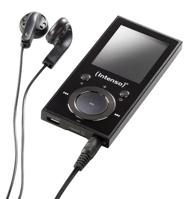 Produktbild von Intenso Video Scooter BT MP3-Player 64 GB – Bluetooth 5.0, 1,8" LCD Display, USB-C, microSD-Kartenleser, 18 Std. Akkulaufzeit, Musik- & Videoplayer, Schwarz, MP4-Player, 64 GB, LCD, USB 2.0, Schwarz, Kopfhörer enthalten