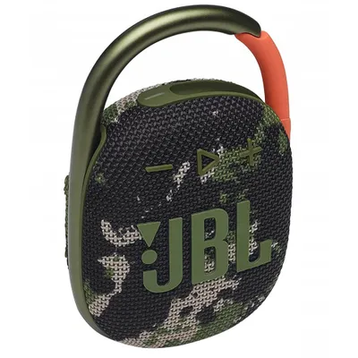 Produktbild von jbl Clip 4 Tragbarer Lautsprecher, Wasserdicht IP67, Bluetooth 5.1, 10 Std. Akku, 5W, Mono, Khaki, Karabinerhaken, 239g