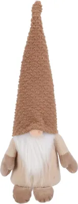 Produktbild von Weihnachtswichtel Wichtel 12x12x42cm, gemusterte Mütze