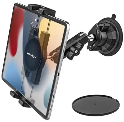 Obrázok produktu pre Robustný držiak na tablet do auta – silný prísavný držiak na tablet a telefón