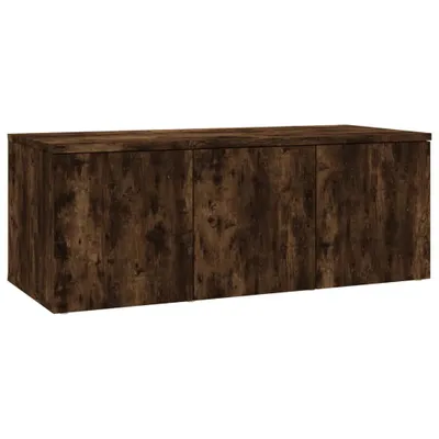 Obrázek produktu pro vidaXL TV skříňka kouřový dub 80x34x30 cm odvozený výrobek ze dřeva