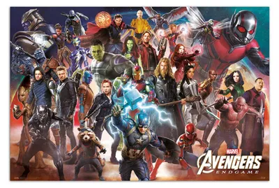 Image de MARVEL AVENGERS - ENDGAME PERSONNAGES - 61x91,5cm - Affiche Poster