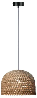 Immagine prodotto di Lampada a sospensione KANSO beige 1xE27x15W vimini / rattan / paglia dimensioni: 120x40x40 cm IP20 Light Prestige