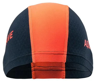 Productafbeelding van Aquawave - "Carbo" Zwemmuts voor heren/dames, uniseks model IG2466 (one size) (zwart/mandarijn-oranje)