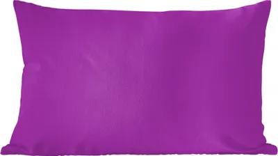 Produktbild von MuchoWow® Zierkissen Sofakissen Wohnzimmer Dekokissen 50x30 cm Lila - Farben - Unifarben - Wohnzimmerdekoration - Polster mit Photo