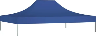 Image de vidaXL Toit de tente de réception 4,5x3 m bleu 270 g/m