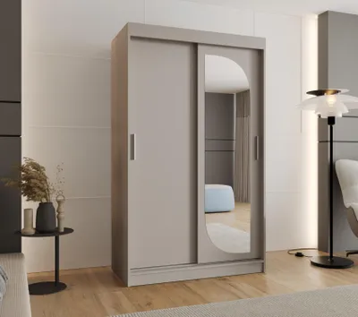 Obrázok produktu pre Šatníková skriňa 120 cm CEYDA - kašmírová