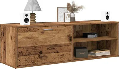 Produktbild von PUEAZU TV-Schrank Altholz-Optik 120x34x37 cm Holzwerkstoff - TV-Schränke &23461