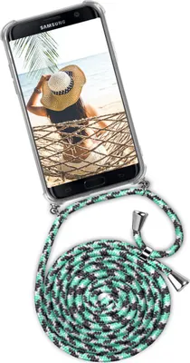 Produktbild von TWIST-Case + TWIST-Cord für Samsung Galaxy S7 Edge, Farbe:Seashell (Silber)