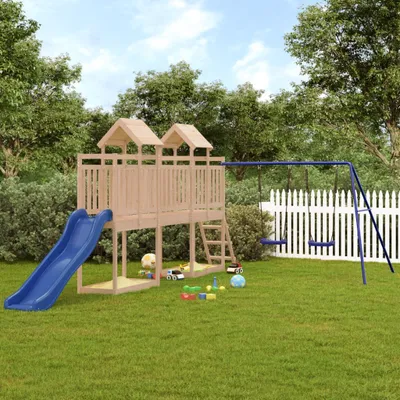Produktbild von 2024 Moderne Schaukeln Spielturm Massivholz Kiefer 447344