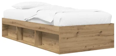 Obrázok produktu pre Postelová konštrukcia s úložným priestorom, ručne vyrobená, buk, 80 x 200 cm