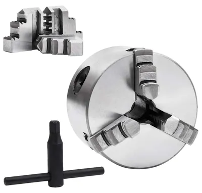 Obrázok produktu pre vidaXL 3-čelisťové sústružnícke skľučovadlo Samostrediace 80 mm oceľ
