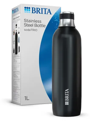 Image de Thermos en acier inoxydable élégant avec poignée en silicone, capacité de 1 litre
