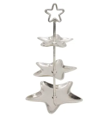 Produktbild von Etagere Silberstern, Ø 36 x 61 cm