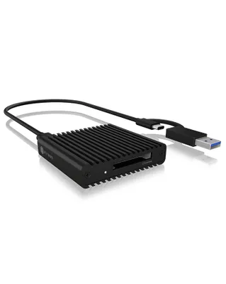 Obrázok produktu pre ICY BOX IB-CR404-C31, čítačka kariet, CF Express 2.0 typ B, USB 3.2 Gen 2, stavová LED, hliník, čierna farba