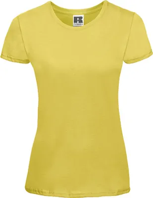 Produktbild von Russell R-155F-0 | Ladies Slim Damen T-Shirt - Farbe: Yellow - Größe: XS