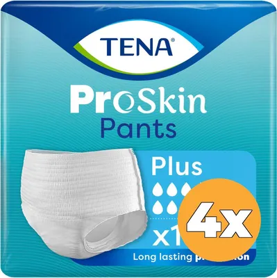 Productafbeelding van 4x Tena ProSkin Pants Plus Extra Small (14 stuks)