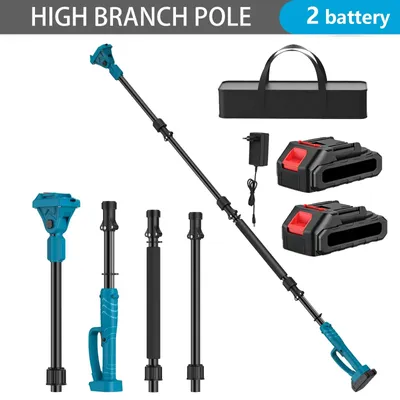 Image de Télescopique élagage - Scie à chaîne électrique pour élaguer les branches hautes - Moteur sans balais - Uniquement pour l'élagage en hauteur