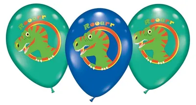 Produktbild von Karaloon 6 Ballons Dinosaurier / Balloons "Dinosaur"