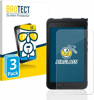 Produktbild von 3x BROTECT Schutzglas für Samsung Galaxy Tab Active 3 Schutzfolie Panzer Folie Glas Display Schutz klar
