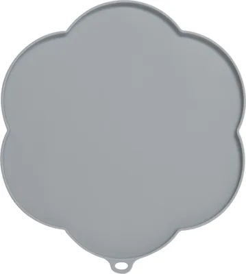 Image de CATIT Tapis en silicone fleur - 30 cm - Gris