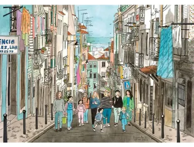 Produktbild von Magnolia Puzzle Lissabon 1000 Teile buntes Puzzlespaß