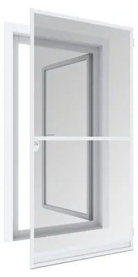 Produktbild von Windhager Insektenschutz Tür, 120 x 240 cm, weiß, Spannrahmen-Tür Expert Fliegengitter Alurahmen für Türen, 04532