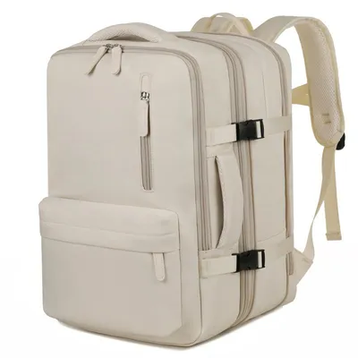 Produktbild von Reiserucksack für Damen und Herren, Großer Handgepäck-Rucksack, Erweiterbare Handgepäcktasche, 16-Zoll-Laptop-Rucksack für Reisen