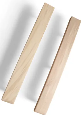 Produktbild von 2x Ersatzarmlehnen Natur HOLZ massiv Armlehne Hochlehner Stuhl Klappstuhl Gartenstuhl Massiv Neu