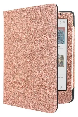 Produktbild von Dutch Shield - Luxe Case Hülle für das Tolino Shine Ebook - Klapphülle Ereader Schutzhülle Cover Rosa